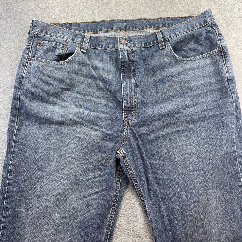Levi's 550 Relaxed Fit‎ Jeans 42x30 Blue Denim Tapered Leg USA Classic Vintage